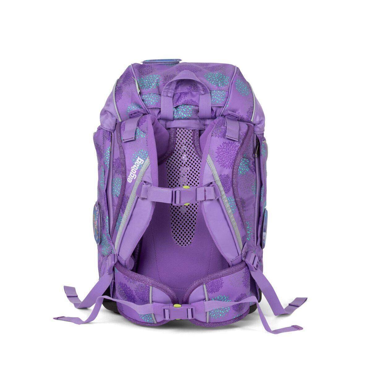 ergobag PACK Schulrucksack-Set Glow Edition SchlittenzauBär, 6-teilig