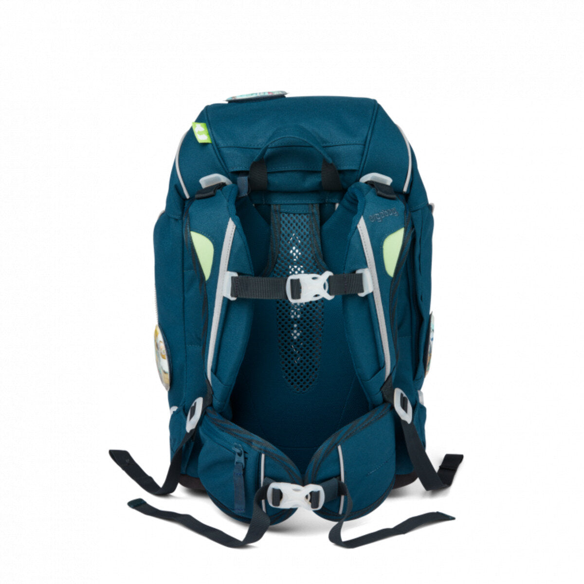 ergobag PACK Schulrucksack-Set RobotBär, 6-teilig