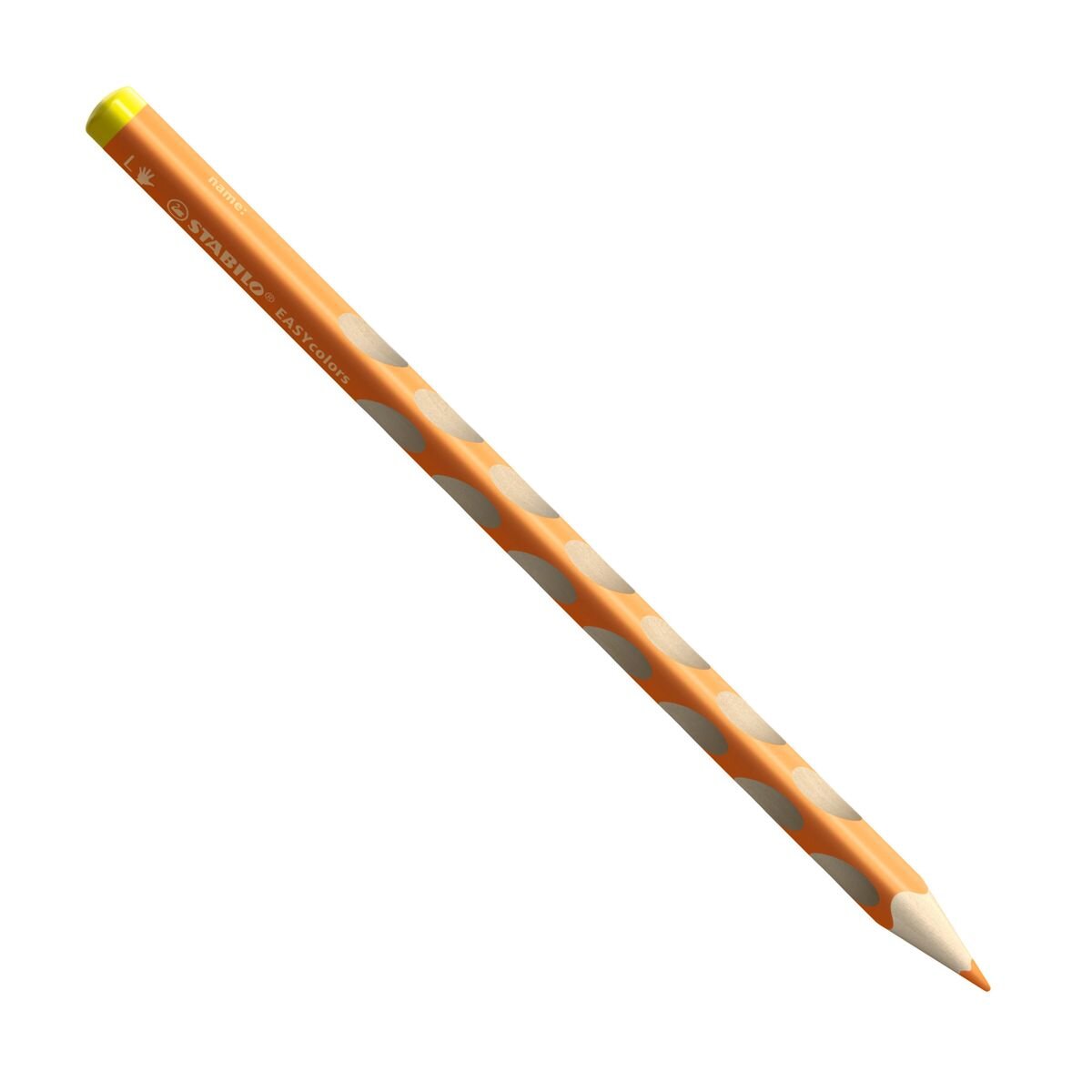 Ergonomischer Buntstift für Linkshänder - STABILO EASYcolors - Einzelstift - gelb orange
