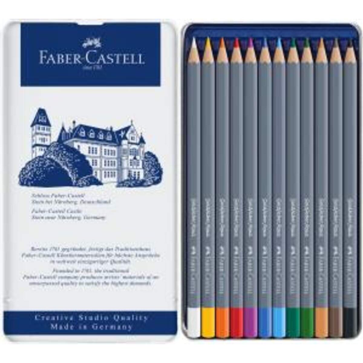 Faber-Castell Aquarellstifte Goldfaber, 12 Stück
