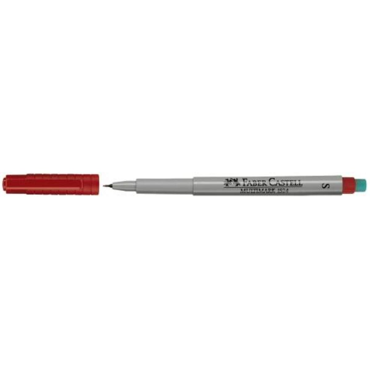 Faber-Castell Marker Multimark, nonpermanent, S, rot