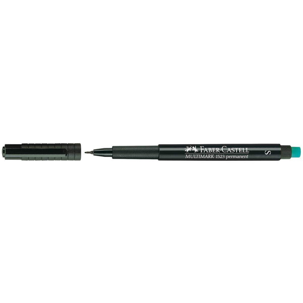 Faber-Castell Marker Multimark permanent, S, schwarz