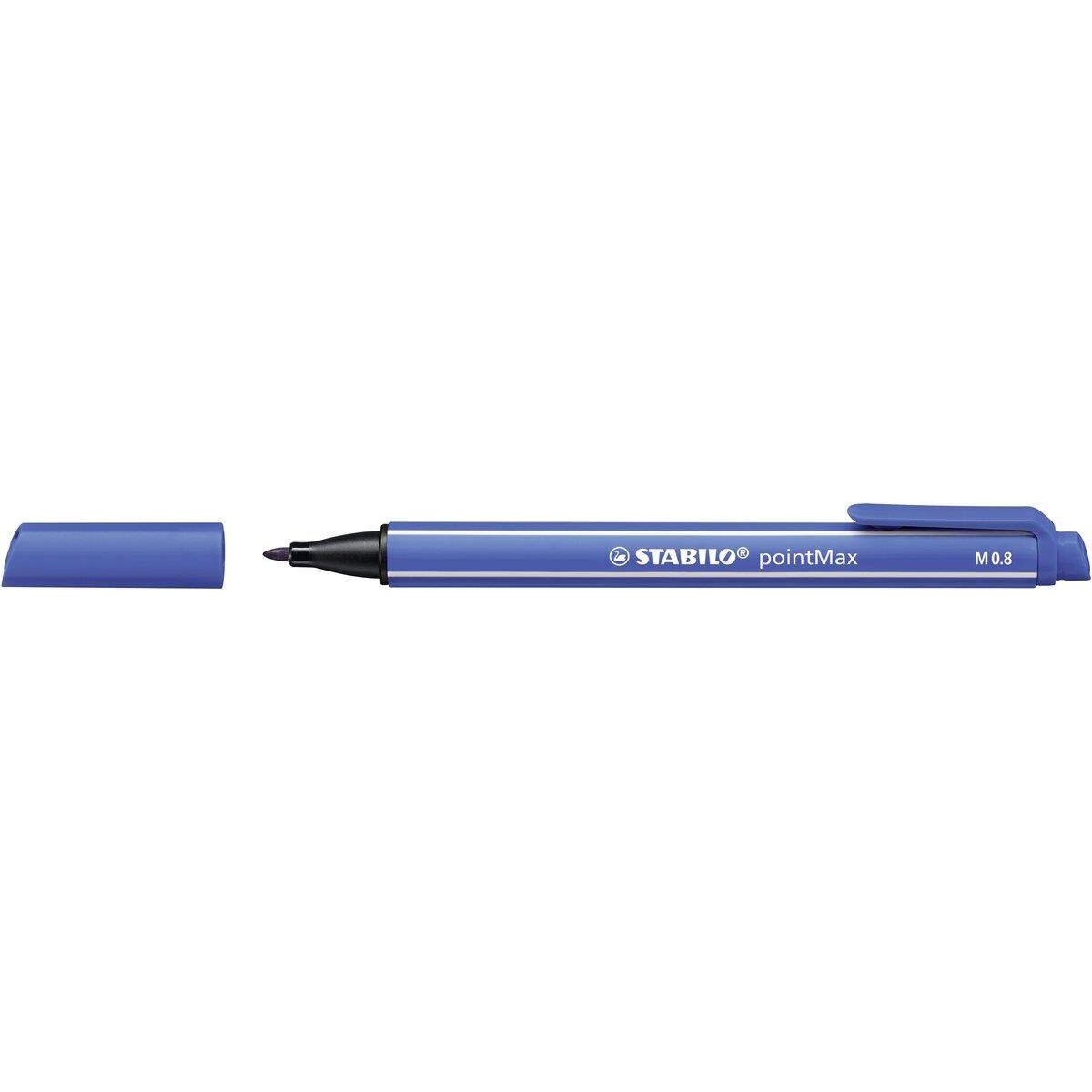 Filzschreiber - STABILO pointMax - Einzelstift - ultramarinblau