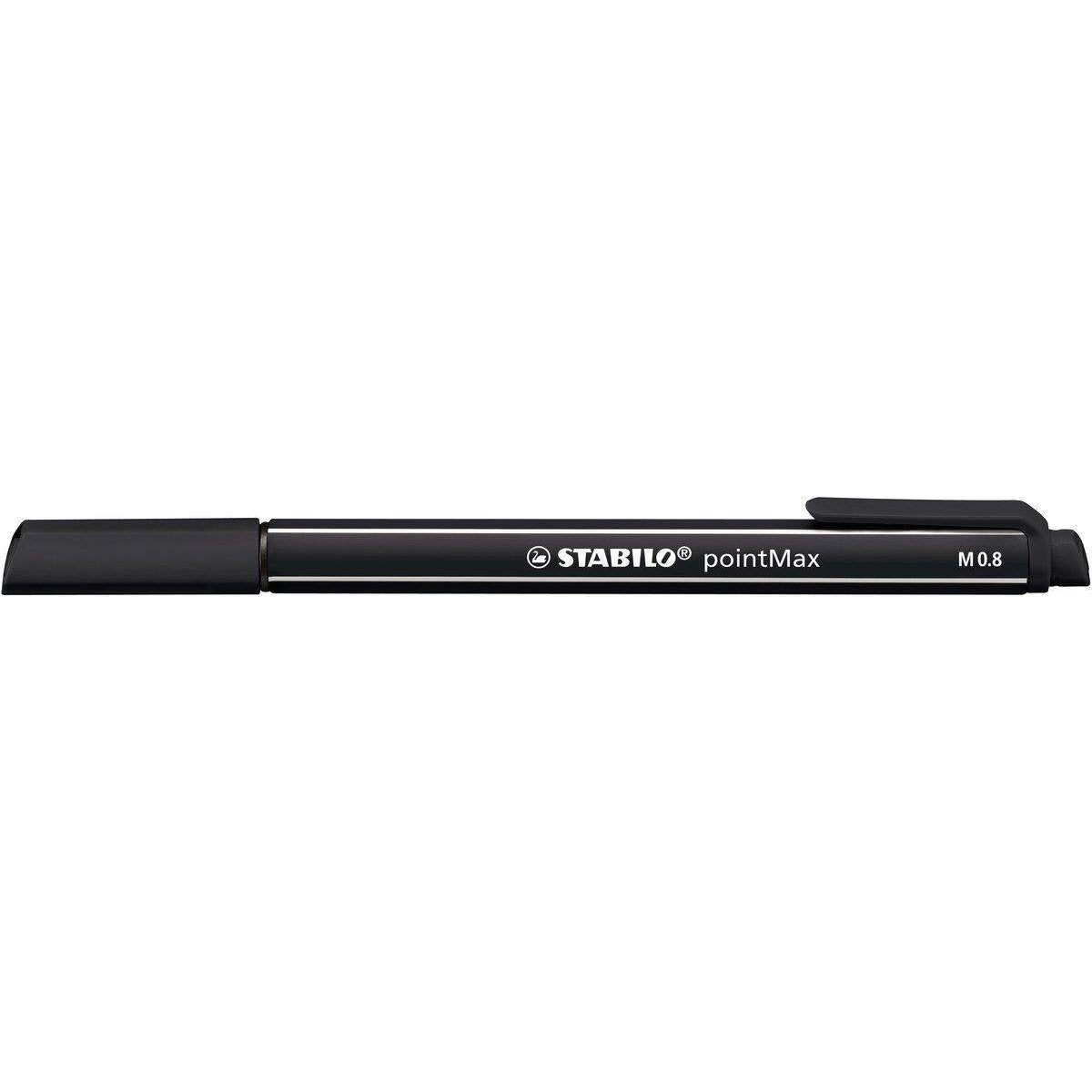 Filzschreiber - STABILO pointMax - Einzelstift - schwarz