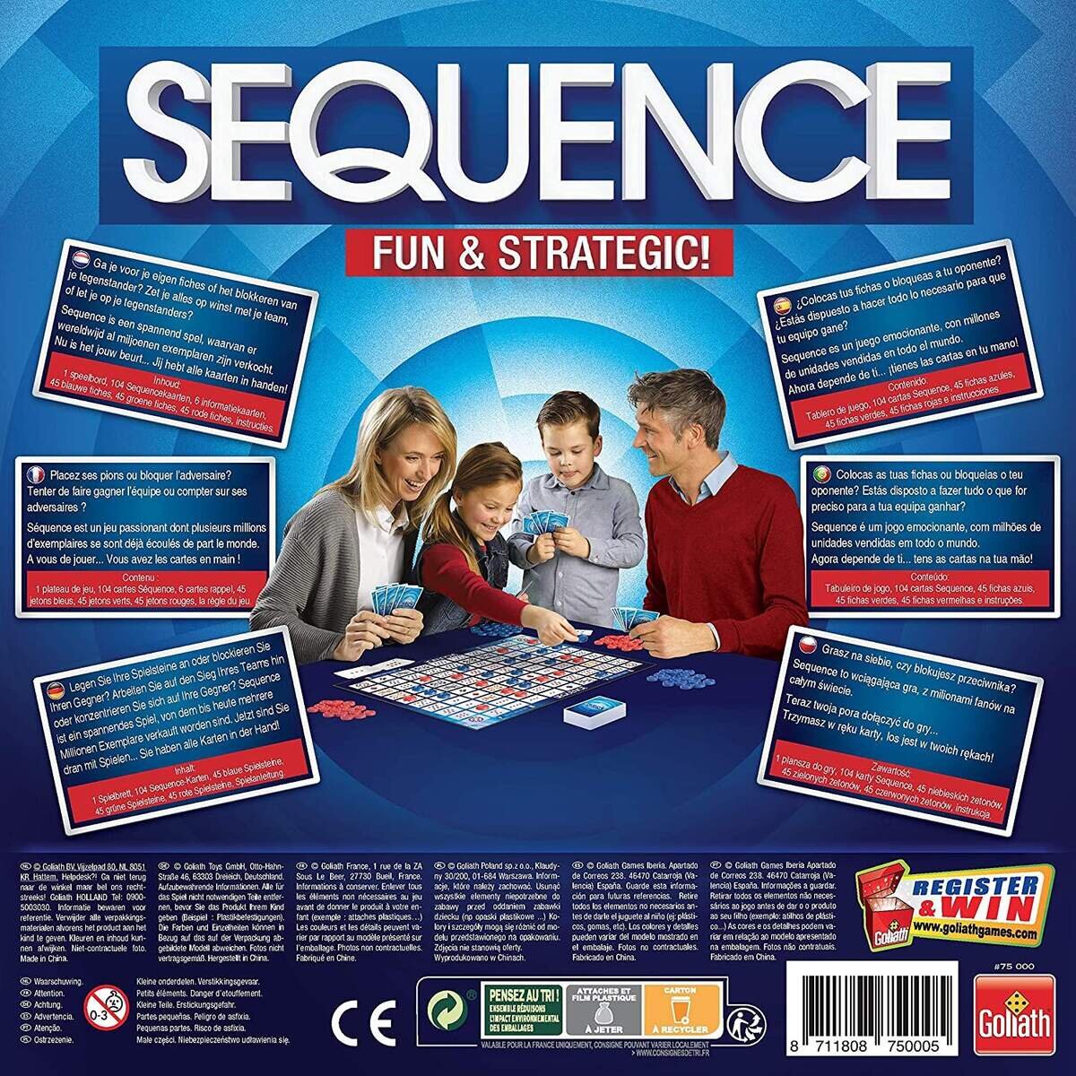 Goliath Toys Sequence Tour Edition Strategiespiel