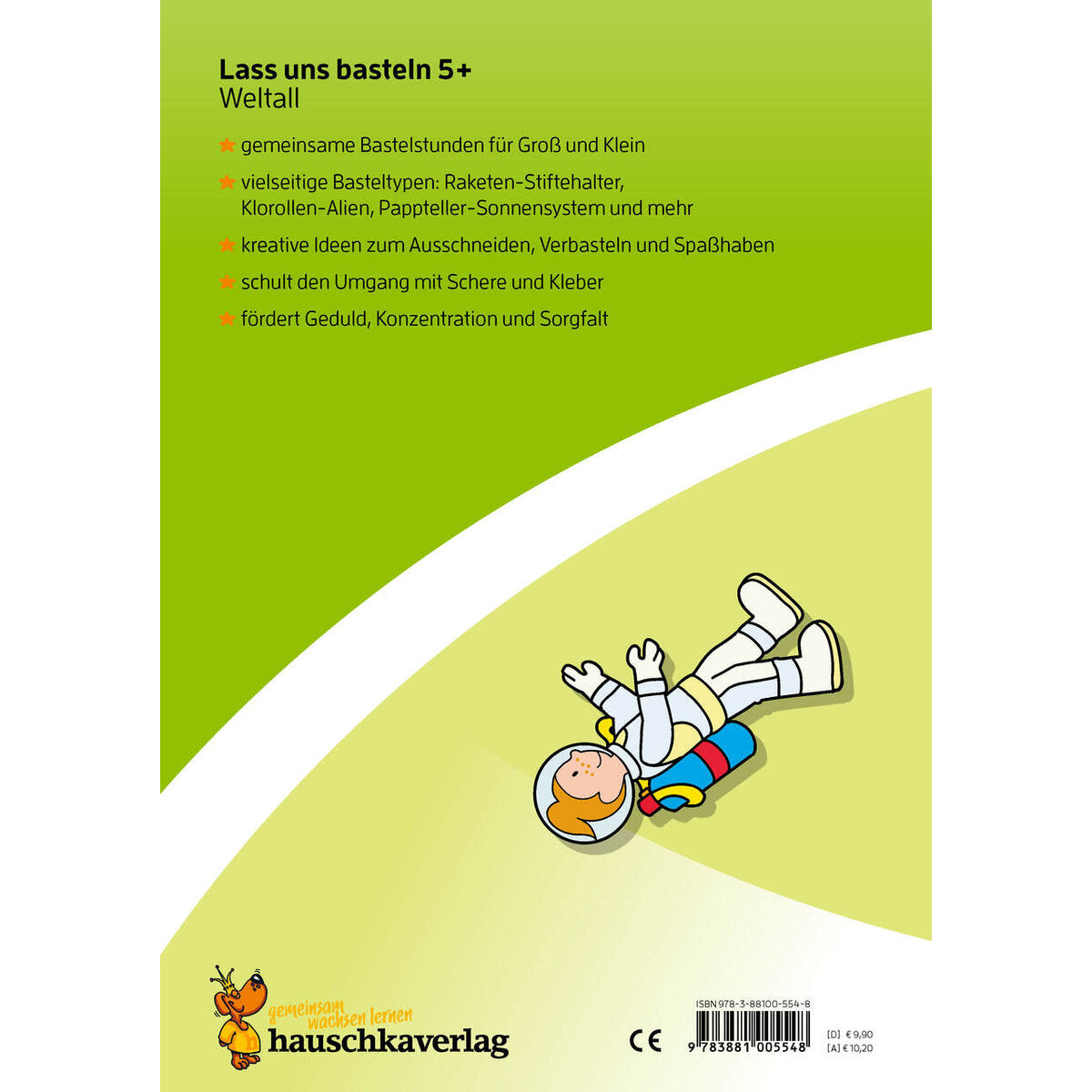 Hauschka Verlag Lass uns basteln - Bastelbuch ab 5 Jahre - Weltall