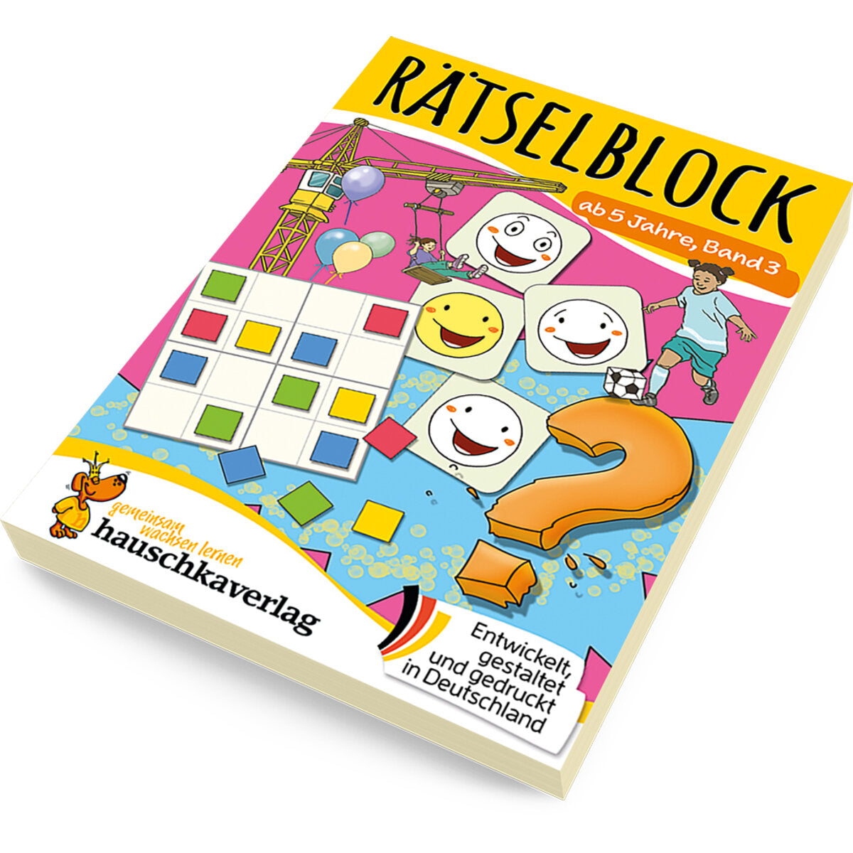 Hauschka Verlag Rätseblock ab 5 Jahre, Band 3