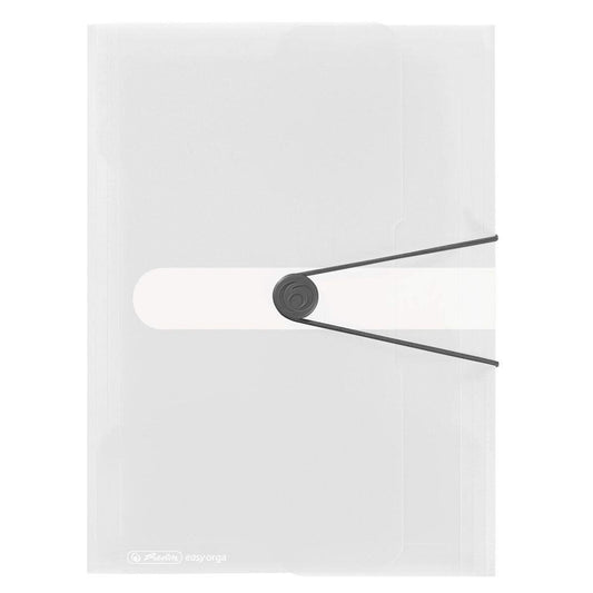 Herlitz Gummizugmappe PP A4 transpararent farblos