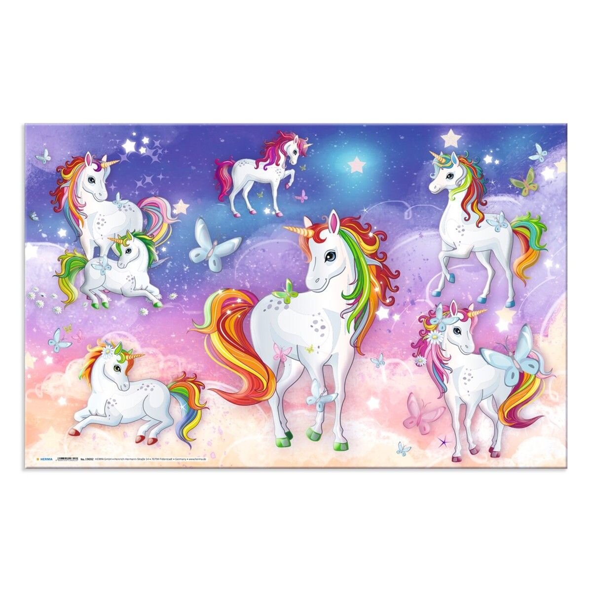 HERMA Schreibunterlage 550 x 350 mm Einhorn