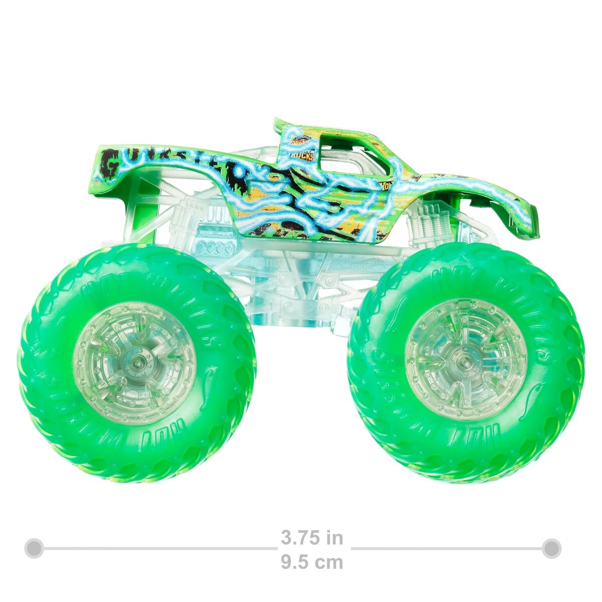 Hot Wheels Monster Trucks Power Smashers Die-Cast Singles, 1 Stück, 6-fach sortiert