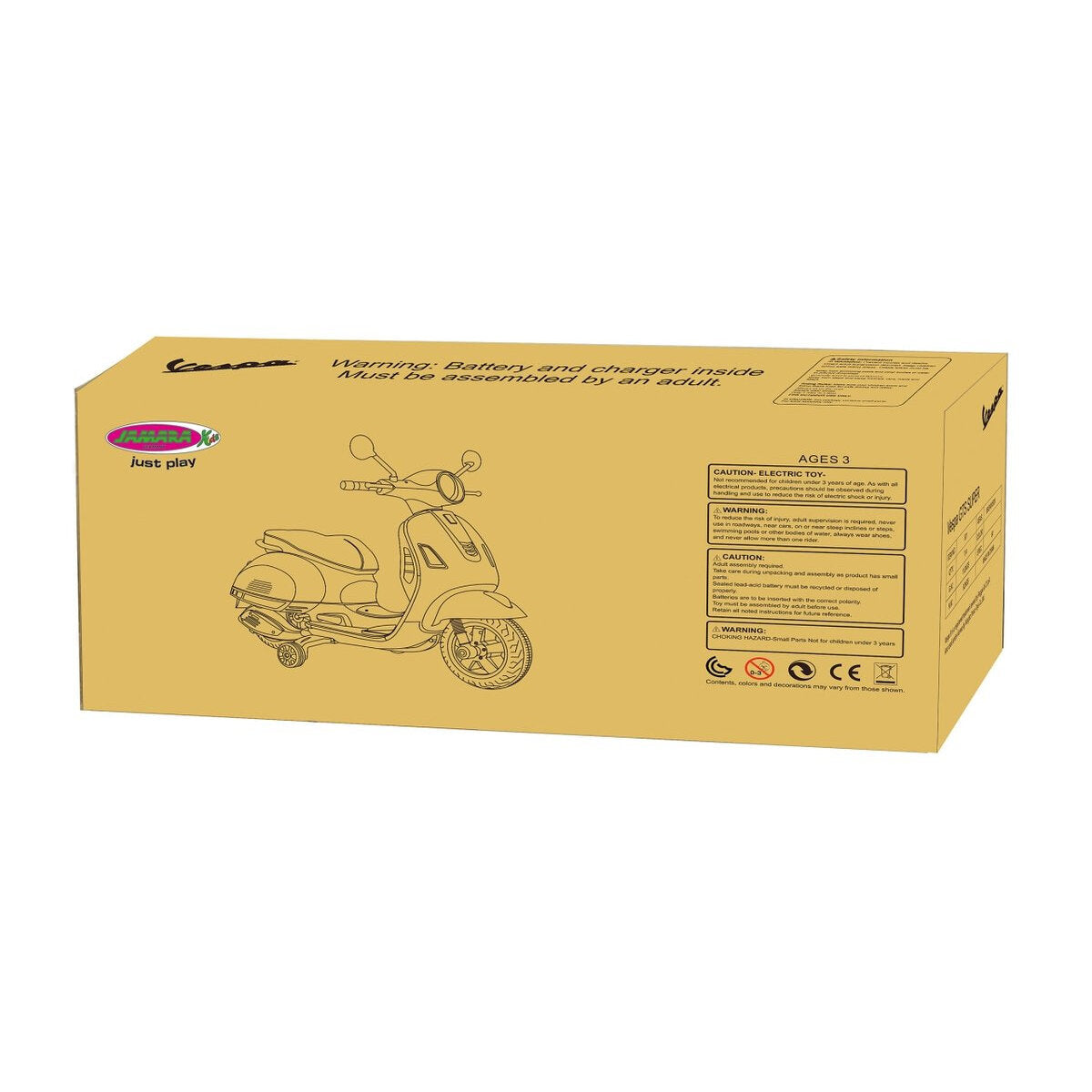Jamara Ride-on Vespa rot 12V