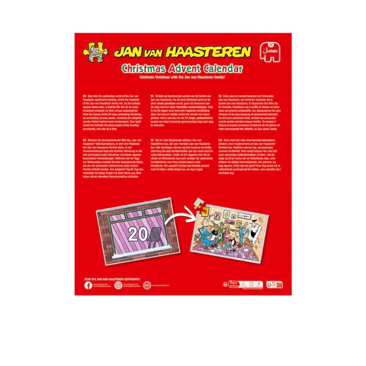 Jumbo Spiele Jan van Haasteren - Christmas Adventskalender
