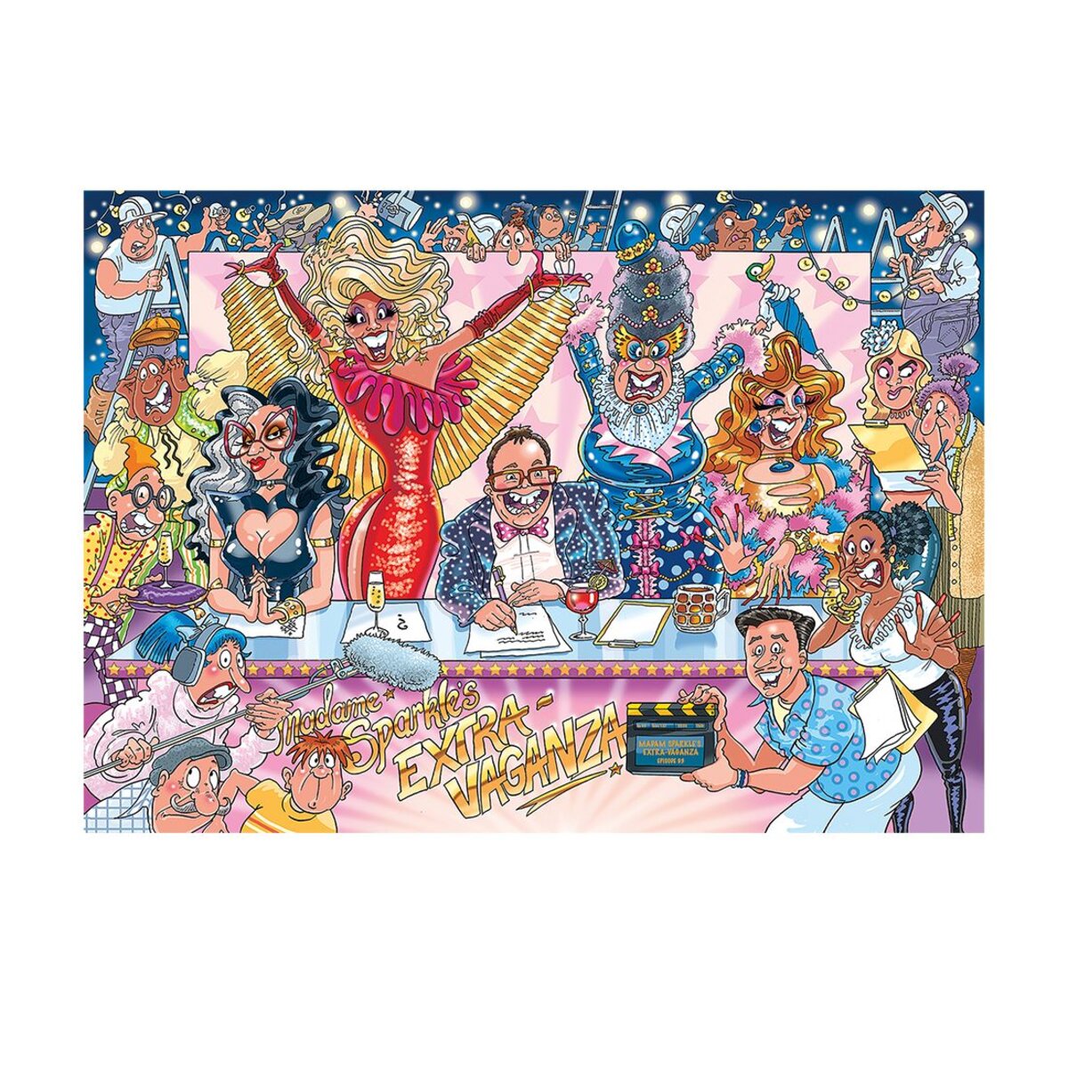 Jumbo Spiele Puzzle - Wasgij Original 42: Glanz und Glitter!, 1000 Teile