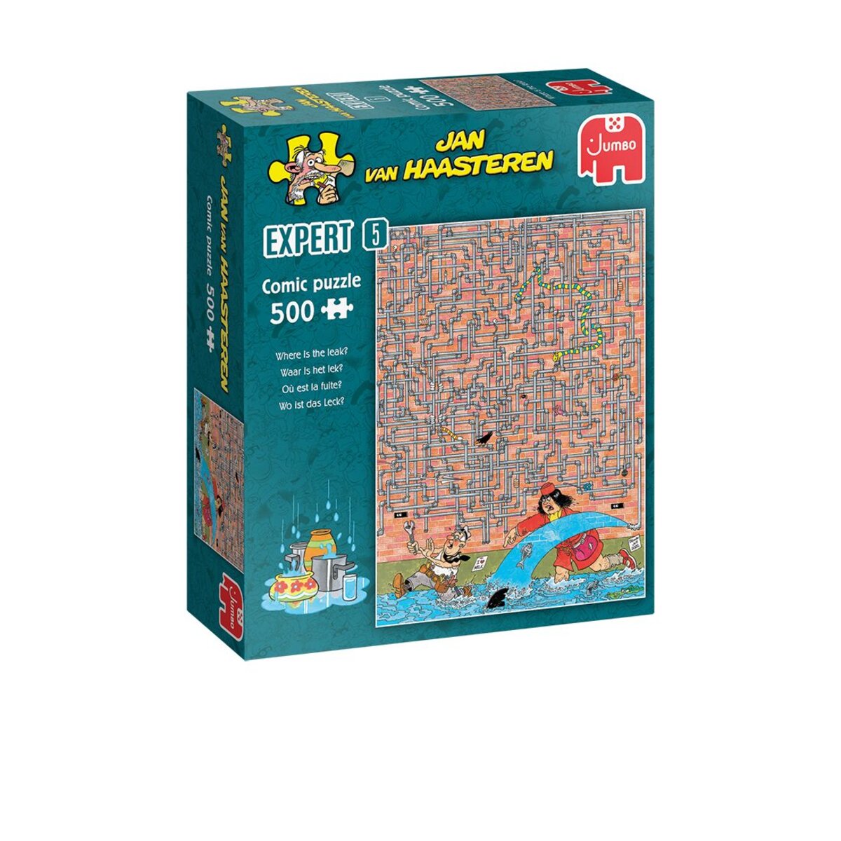 Jumbo Spiele Puzzle - Jan van Haasteren Expert: Wo ist das Leck? 500 Teile