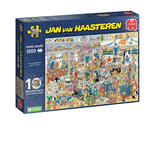 Jumbo Spiele Puzzle - Jan van Haasteren: 10 Jahre JvH Studio, 1000 Teile