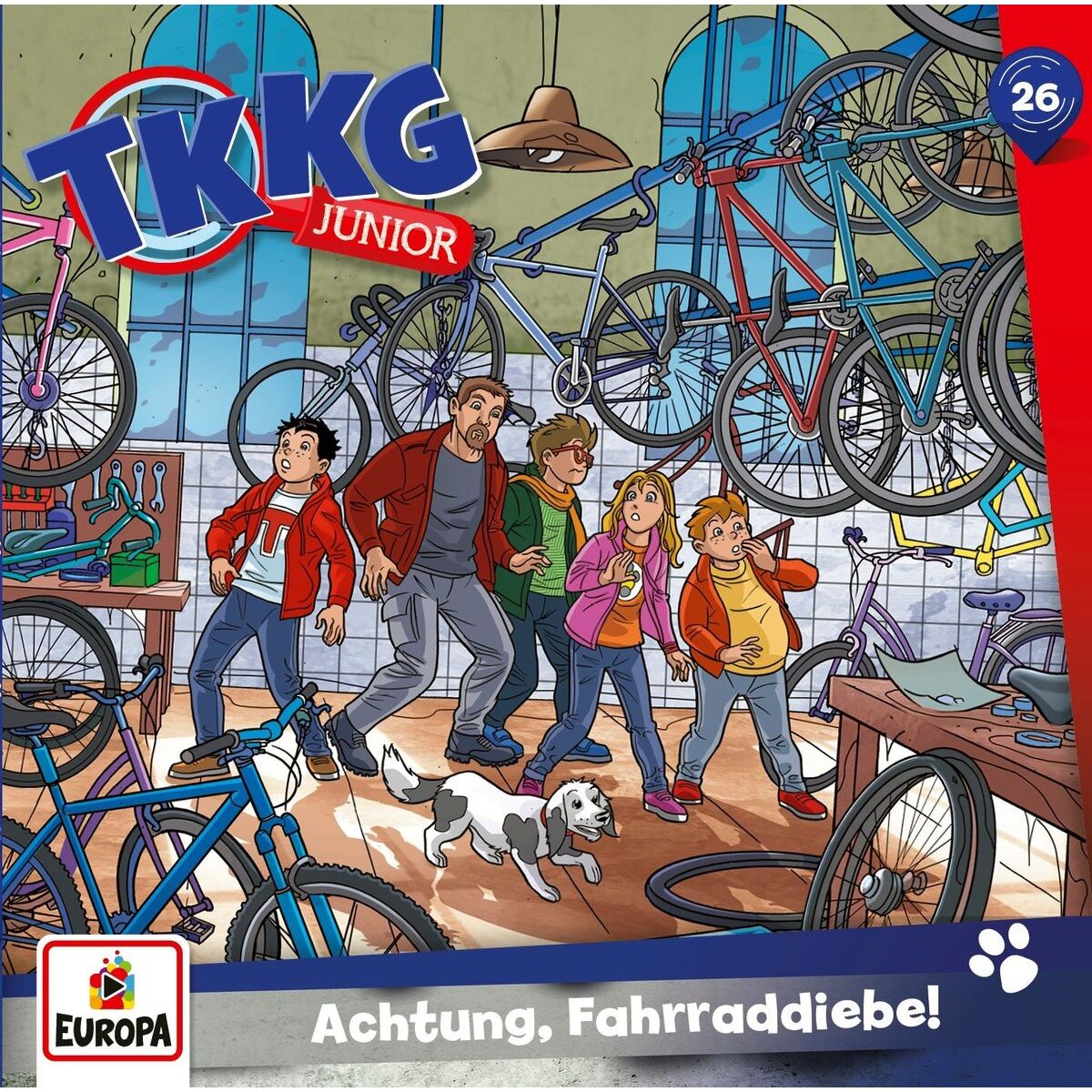 KOSMOS Hörspiel CD TKKG Junior 26 - Achtung, Fahrraddiebe!
