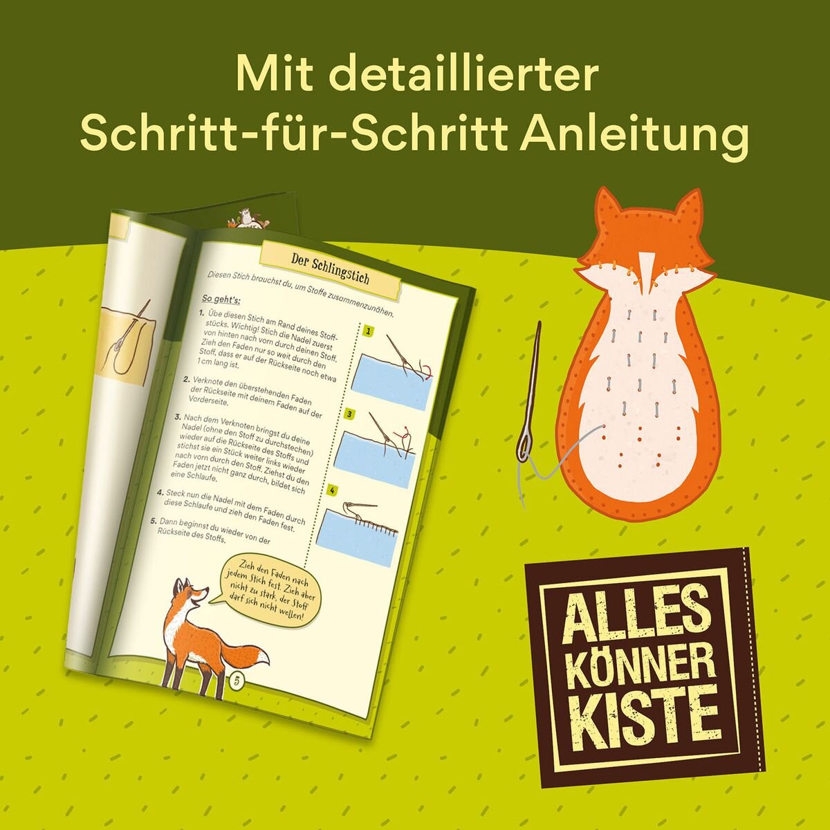 KOSMOS Alleskönner Kiste - Schule der magischen Tiere: Nähspaß mit Rabbat