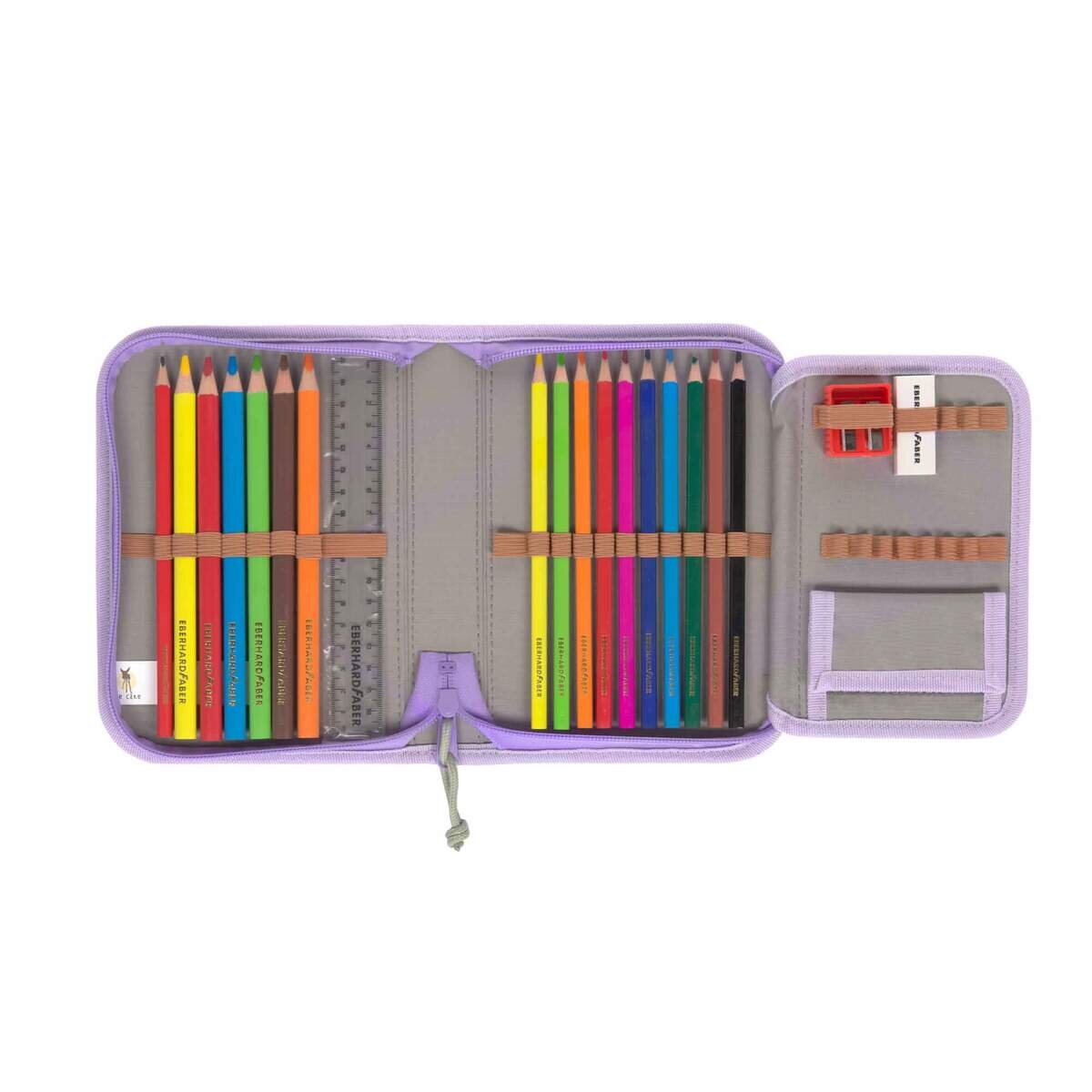 Lässig Schulranzen Set 7-teilig, Boxy Unique Violet