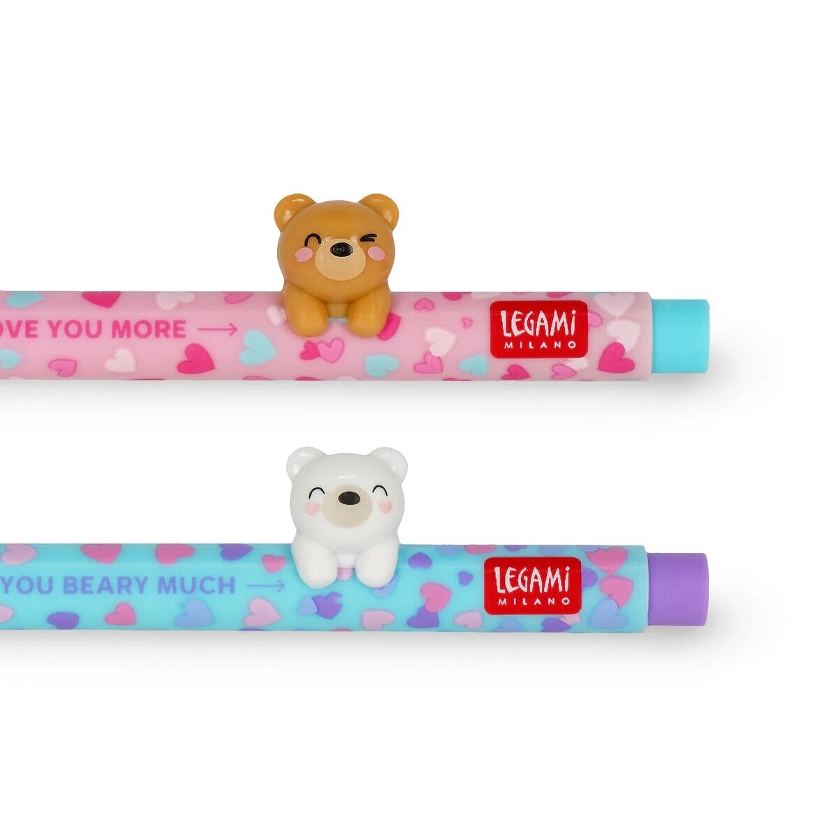 Legami Set mit 2 Gelstiften - Beary in Love
