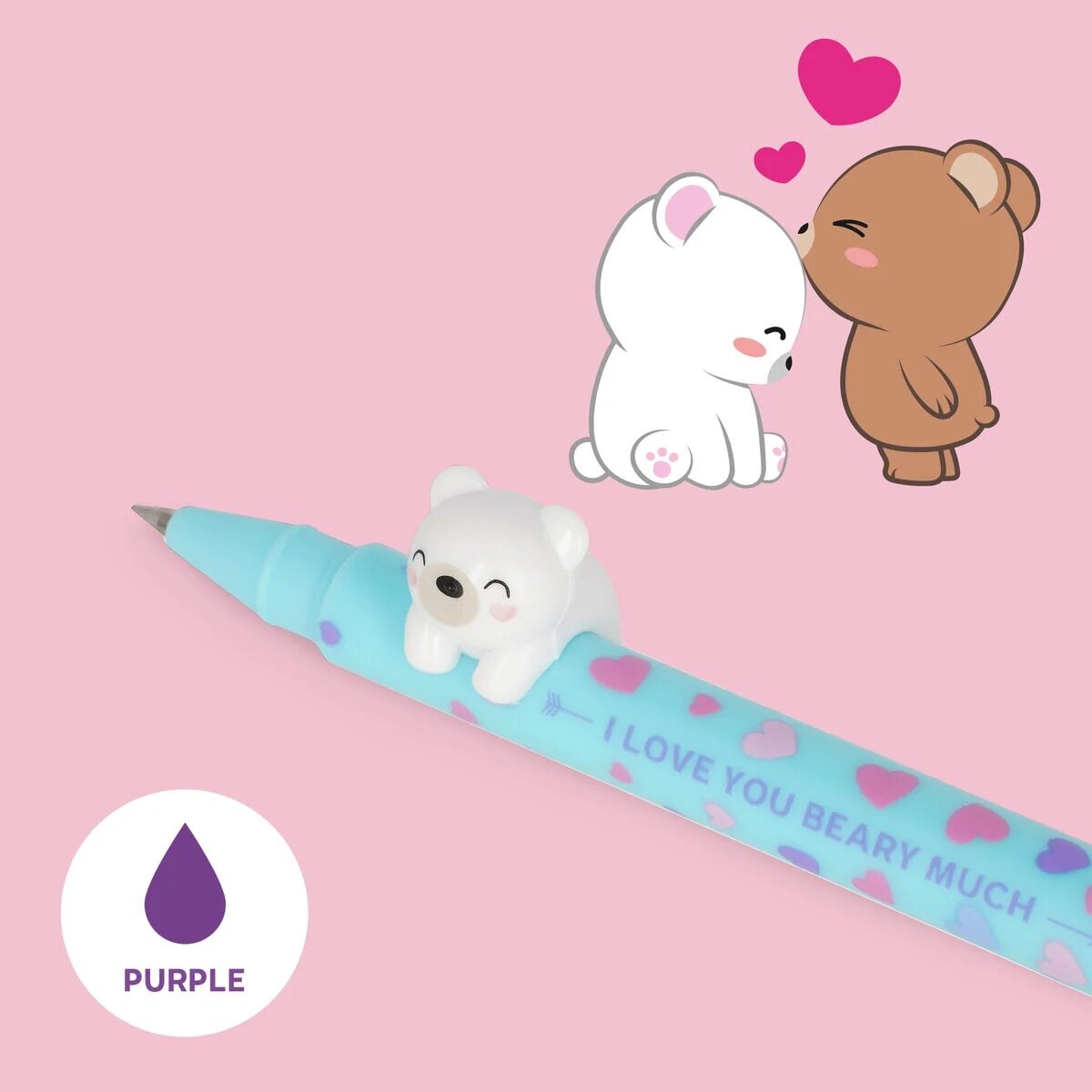 Legami Set mit 2 Gelstiften - Beary in Love