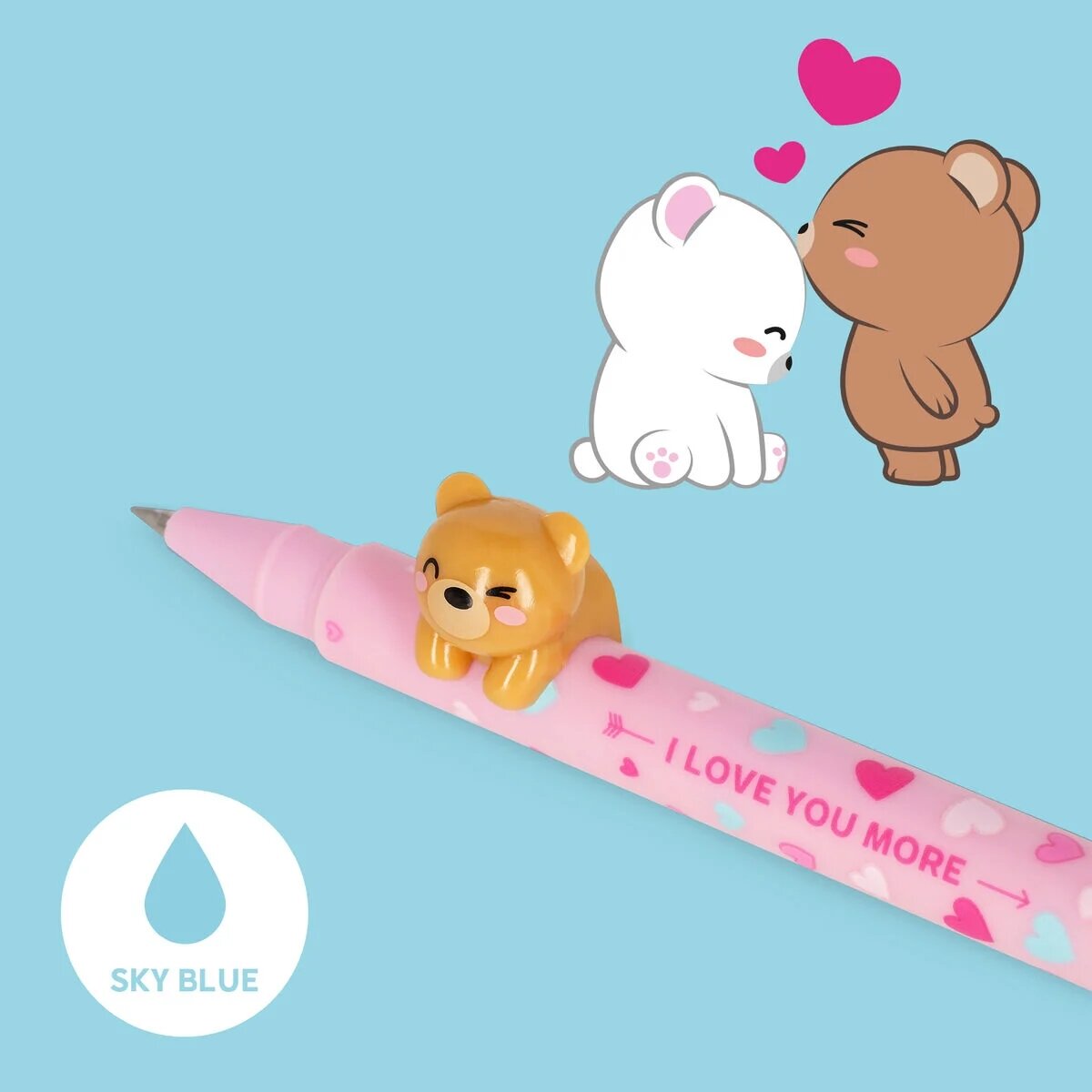 Legami Set mit 2 Gelstiften - Beary in Love