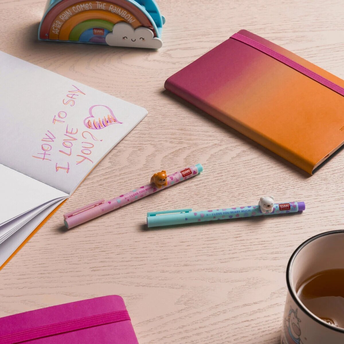 Legami Set mit 2 Gelstiften - Beary in Love