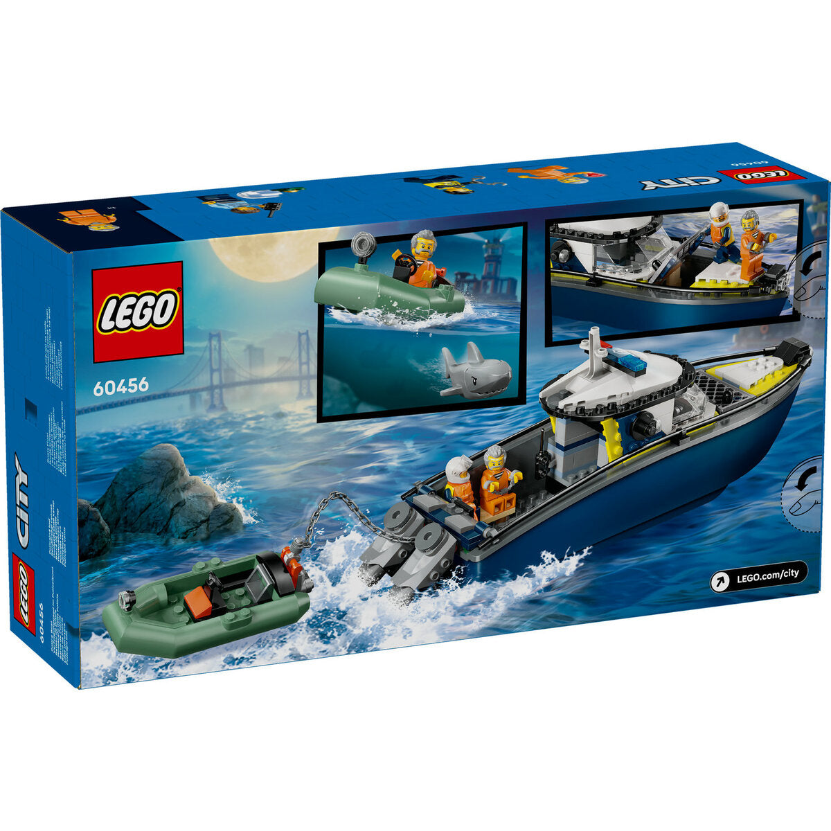 LEGO® City 60456 Verfolgungsjagd im Polizeiboot