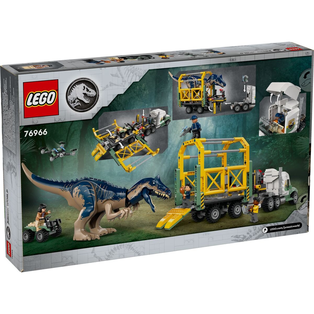 LEGO® Jurassic World™ 76966 Dinosaurier-Missionen: Allosaurus-Transporter