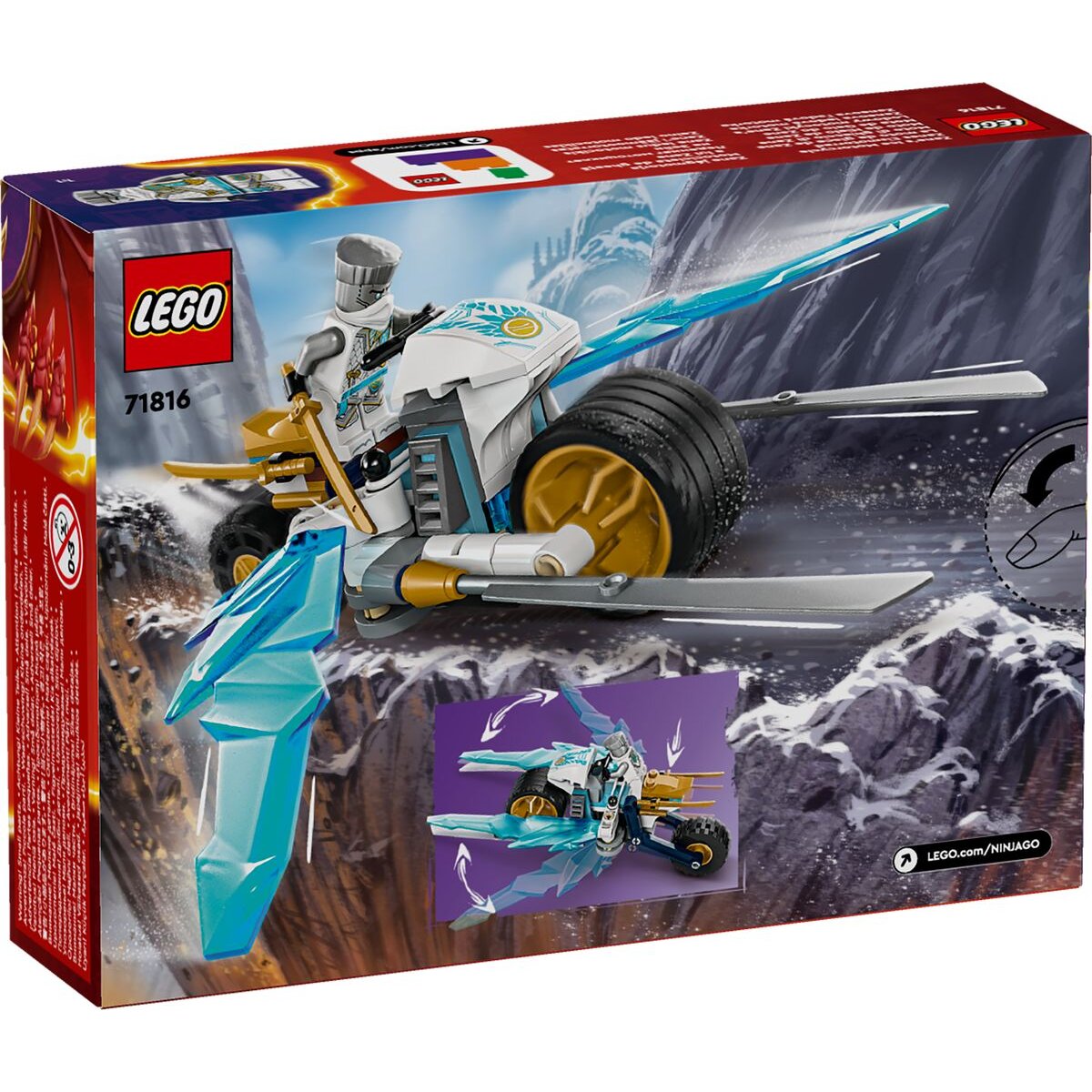LEGO® NINJAGO® 71816 Zanes Eismotorrad