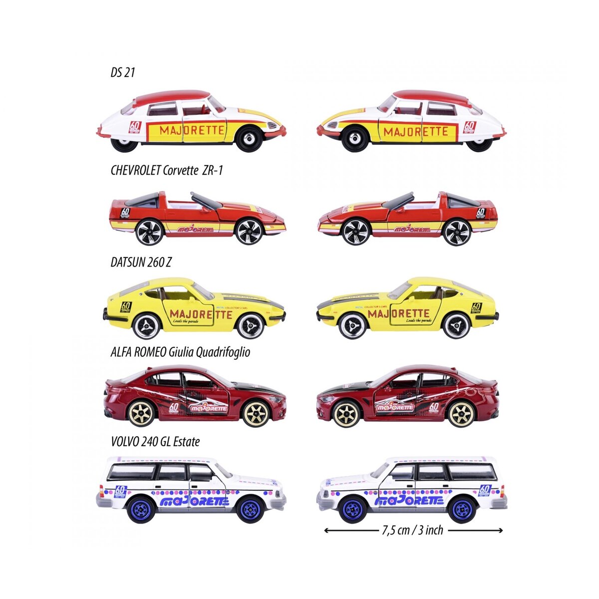 Majorette Anniversary Edition 5 Pieces Giftpack