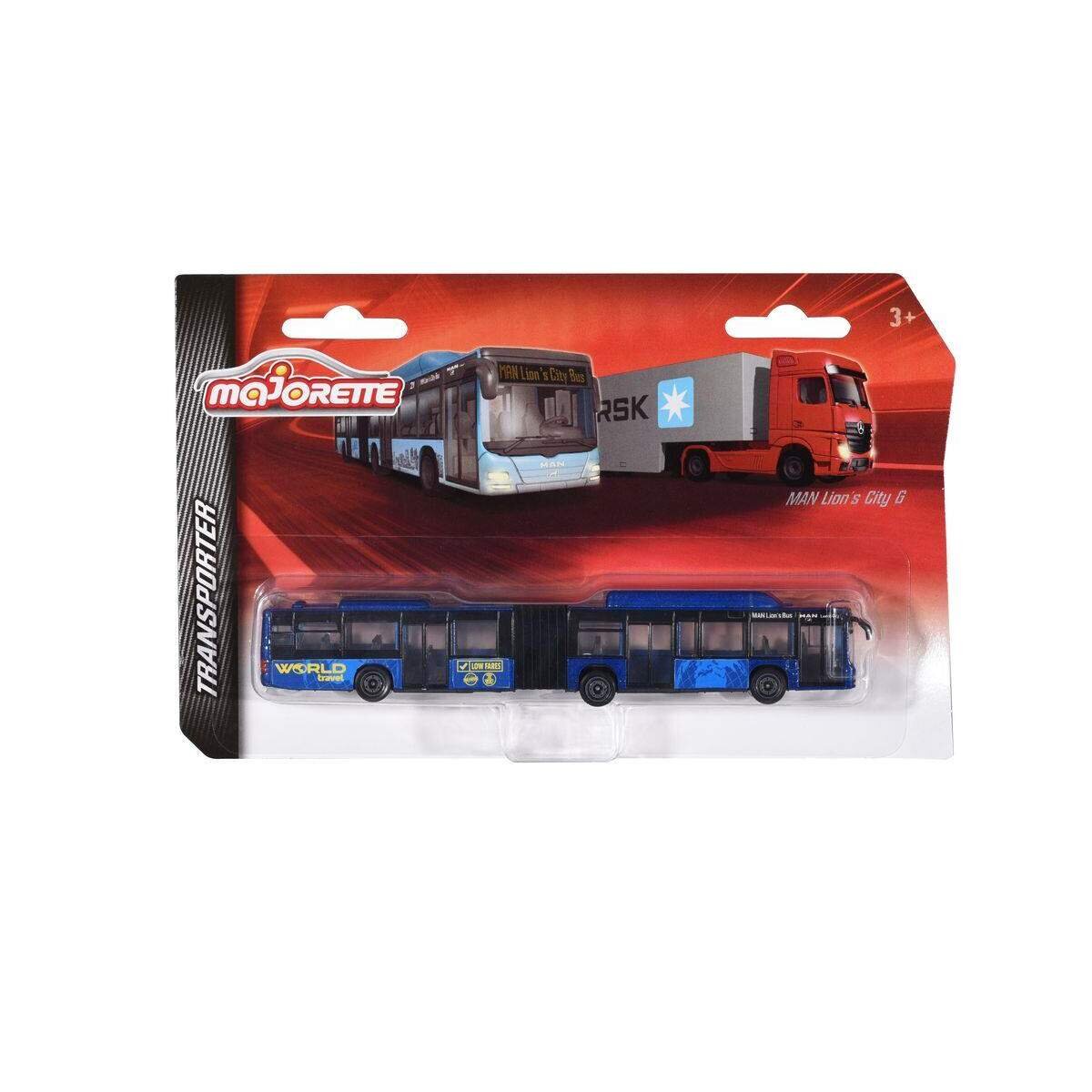 Majorette MAN City Bus+Siemens Avenio Tram, 1 Stück, 6-fach sortiert