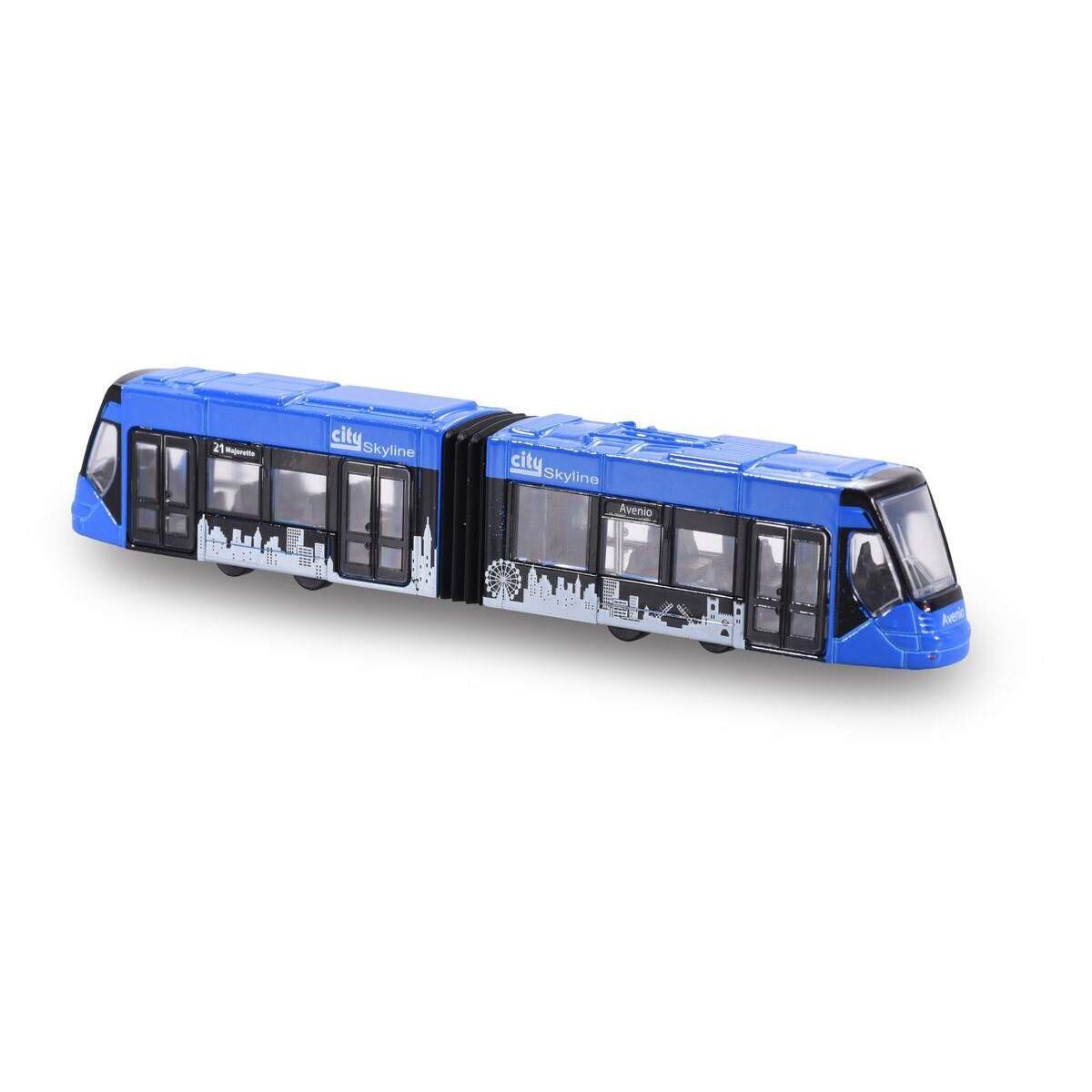 Majorette MAN City Bus+Siemens Avenio Tram, 1 Stück, 6-fach sortiert