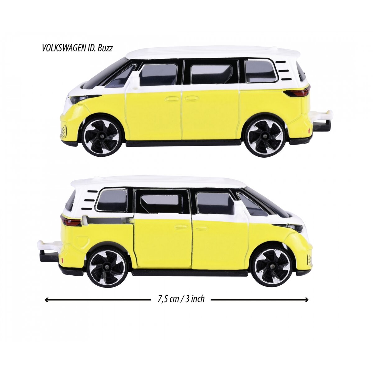 Majorette Premium Cars VW ID Buzz, gelb/weiß