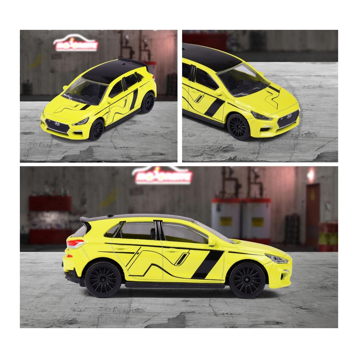 Majorette Racing Hyundai i30N, yellow
