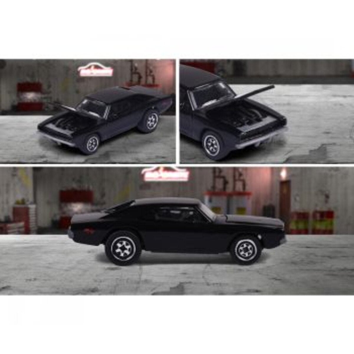 Majorette Vintage Dodge Charger R/T, schwarz