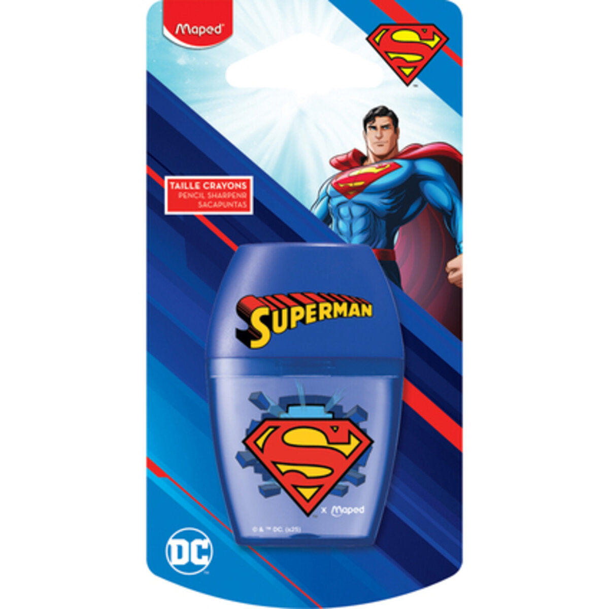 Maped Anspitzer DC Superman mit Auffangdose