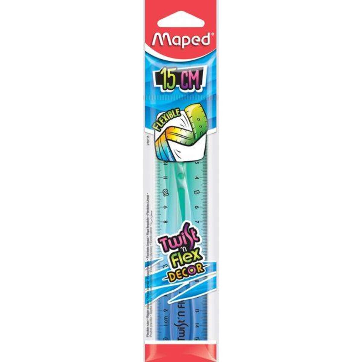 Maped Lineal TWIST'n FLEX Decor 15 cm sortiert