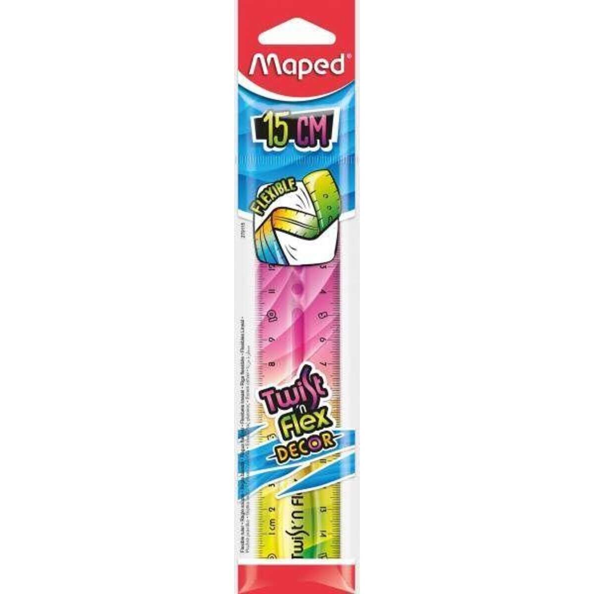 Maped Lineal TWIST'n FLEX Decor 15 cm sortiert