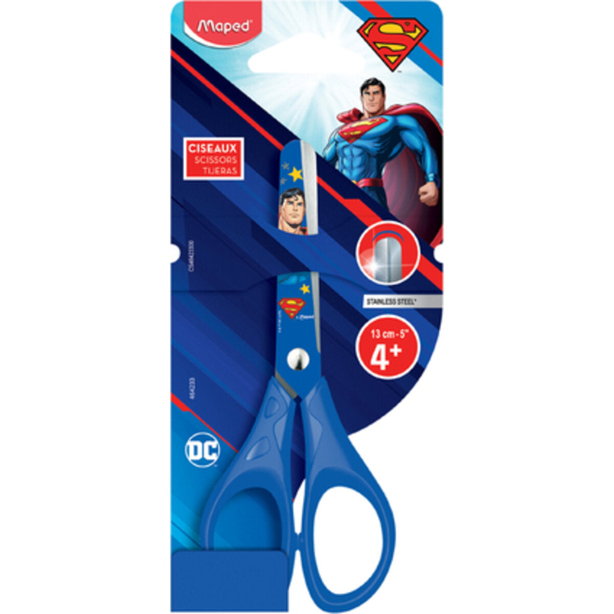 Maped Schere DC Superman 13cm, rund