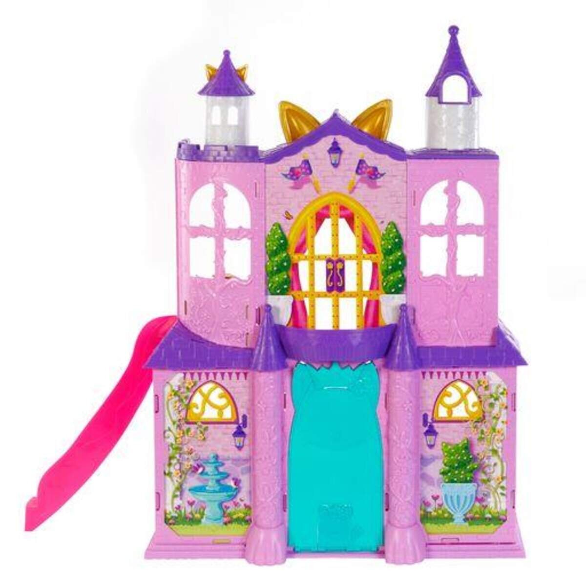 Mattel Enchantimals Royals Ballzauber Schloss mit Felicity Fox Puppe & Flick Tierfigur