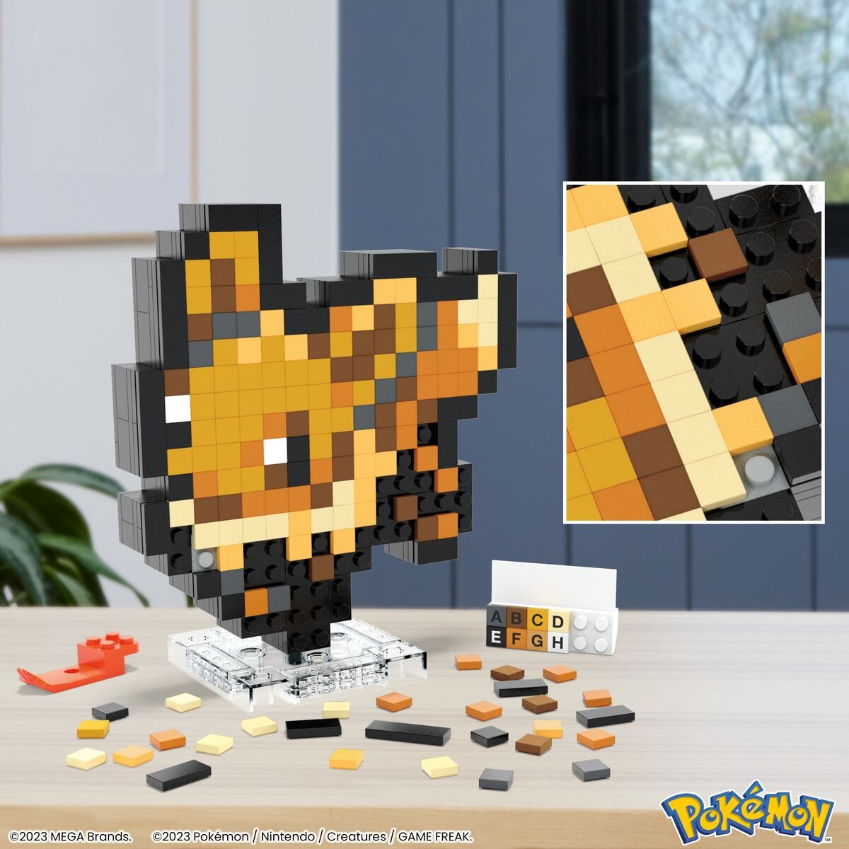 Mattel MEGA Pokémon Evoli Pixel Art