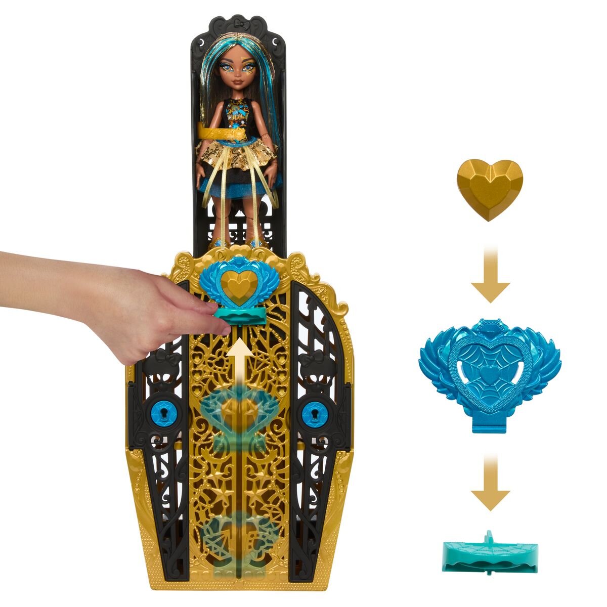 Mattel Monster High Verborgene Schätze Monster Mysteries Cleo De Nile Puppe