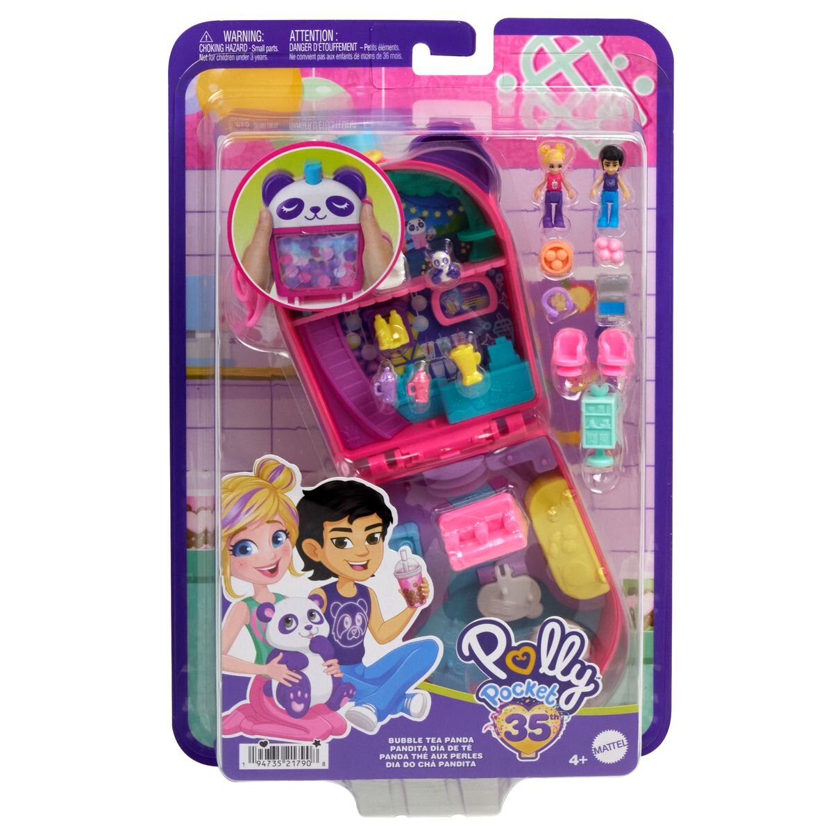 Mattel Polly Pocket Bubble Tea Pandaschatulle
