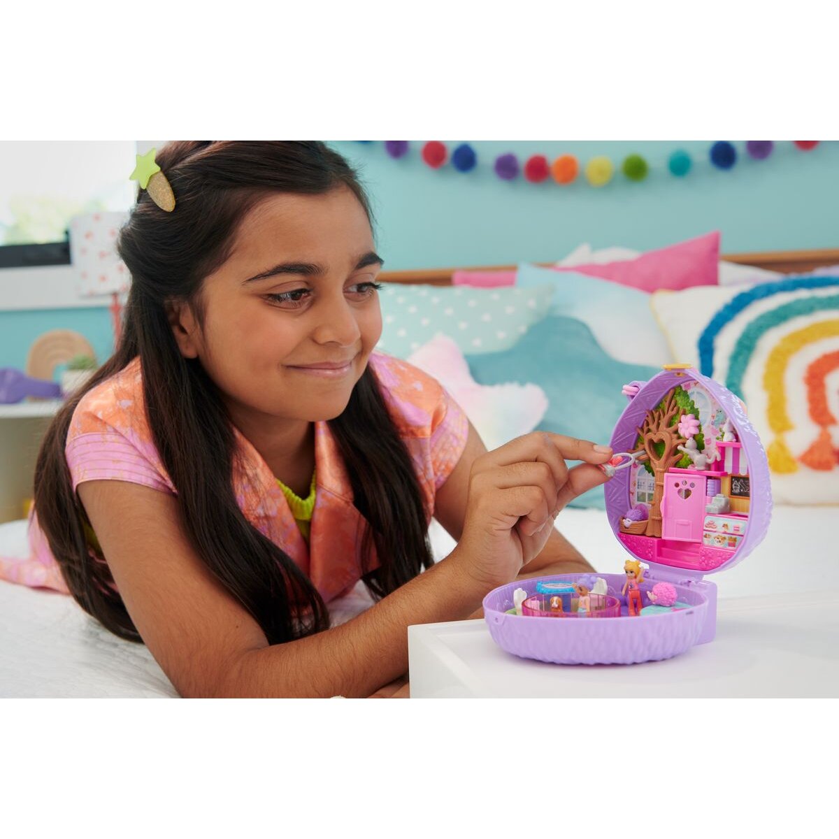 Mattel Polly Pocket Igel-Café Schatulle