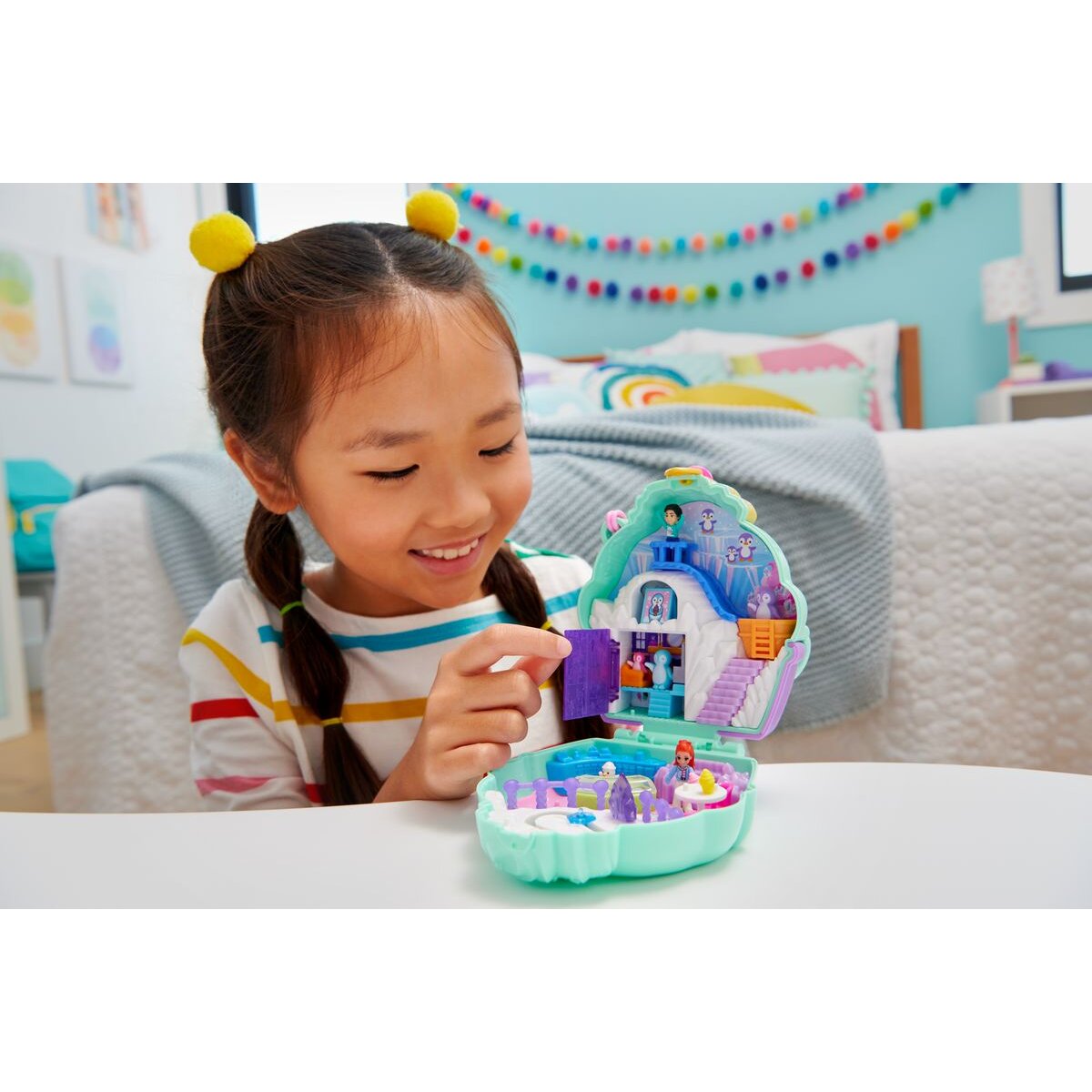 Mattel Polly Pocket Winterliche Pinguin Schatulle