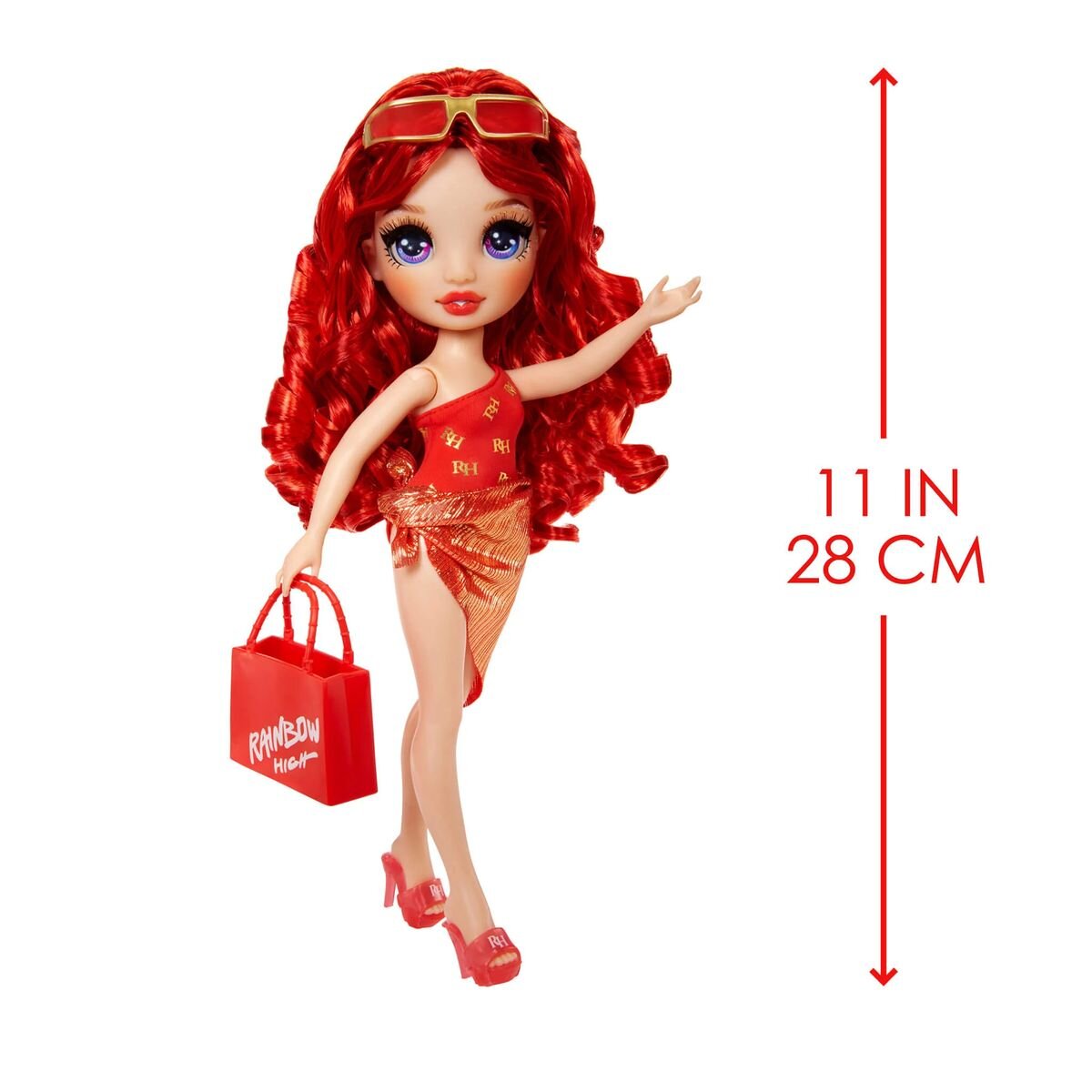 MGA Entertainment Rainbow High Swim & Style Ruby (Red) 28 cm