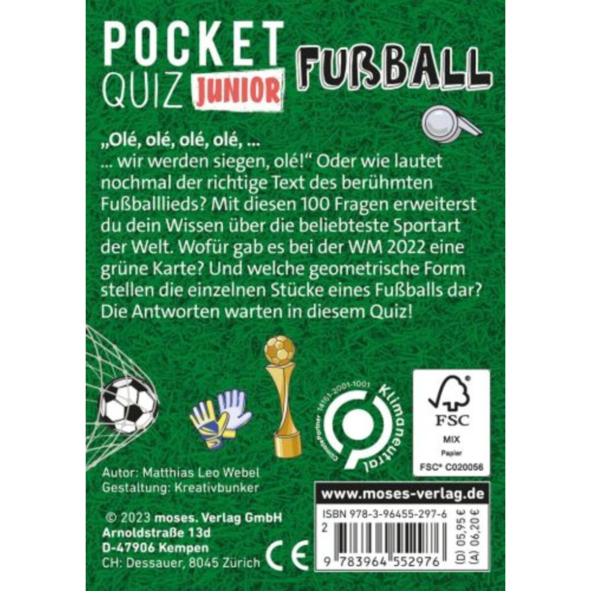 moses. Pocket Quiz Junior Fußball