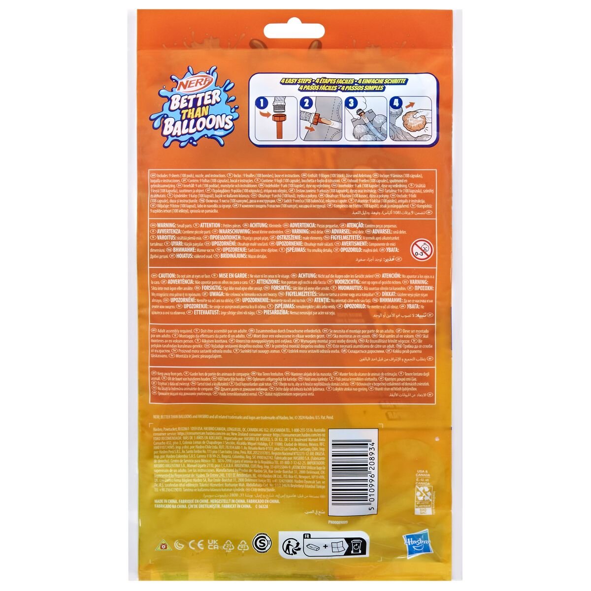 Nerf Super Soaker Better Than Balloons 108er Pack