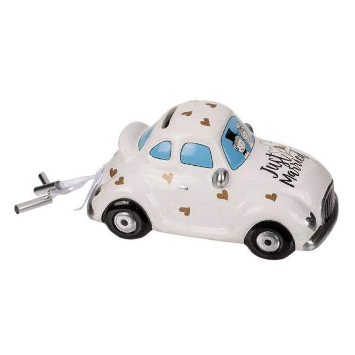 Out of the Blue Spardose Hochzeitsauto mit Schloss,,ca. 16 x 8,5 cm