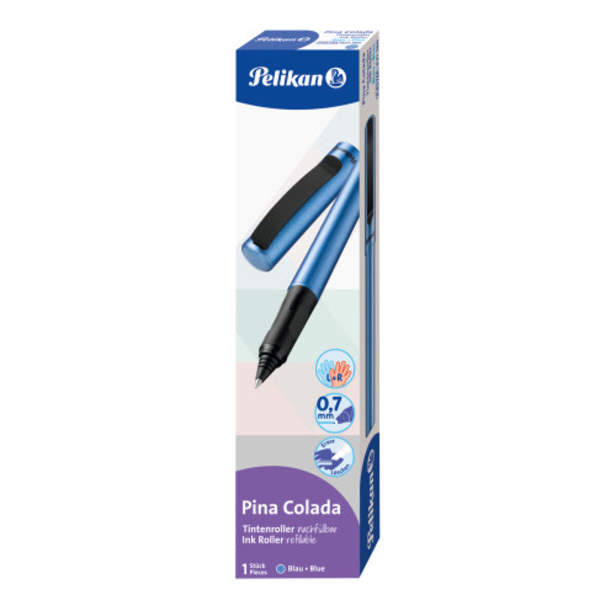 Pelikan Tintenroller Pina Colada blau metallic 0,7 mm